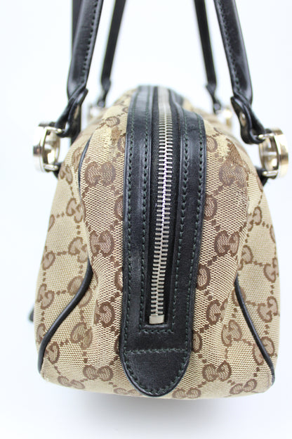 Pre-owned Gucci Monogram Interlocking GG Twins Shoulder Bag