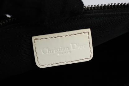 Pre-owned Dior Blue Monogram Mini Saddle Bag 2002