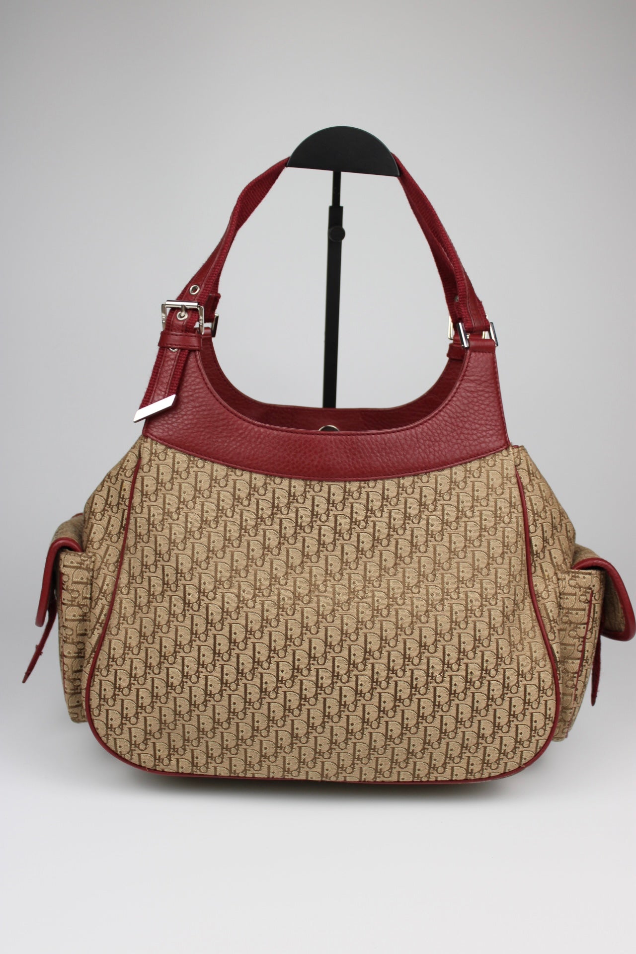 Dior Monogram Columbus Hobo Bag 2006