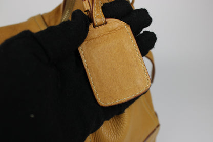 Prada Cervo Leather Hobo Bag