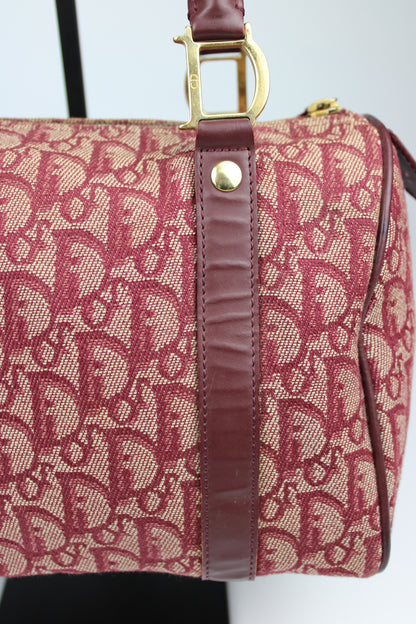 Dior Monogram Trotter Boston Bag 2004