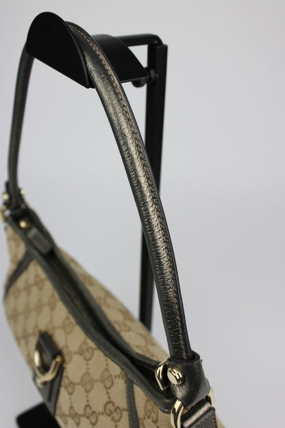 Pre-owned Gucci Monogram Abbey Bag
