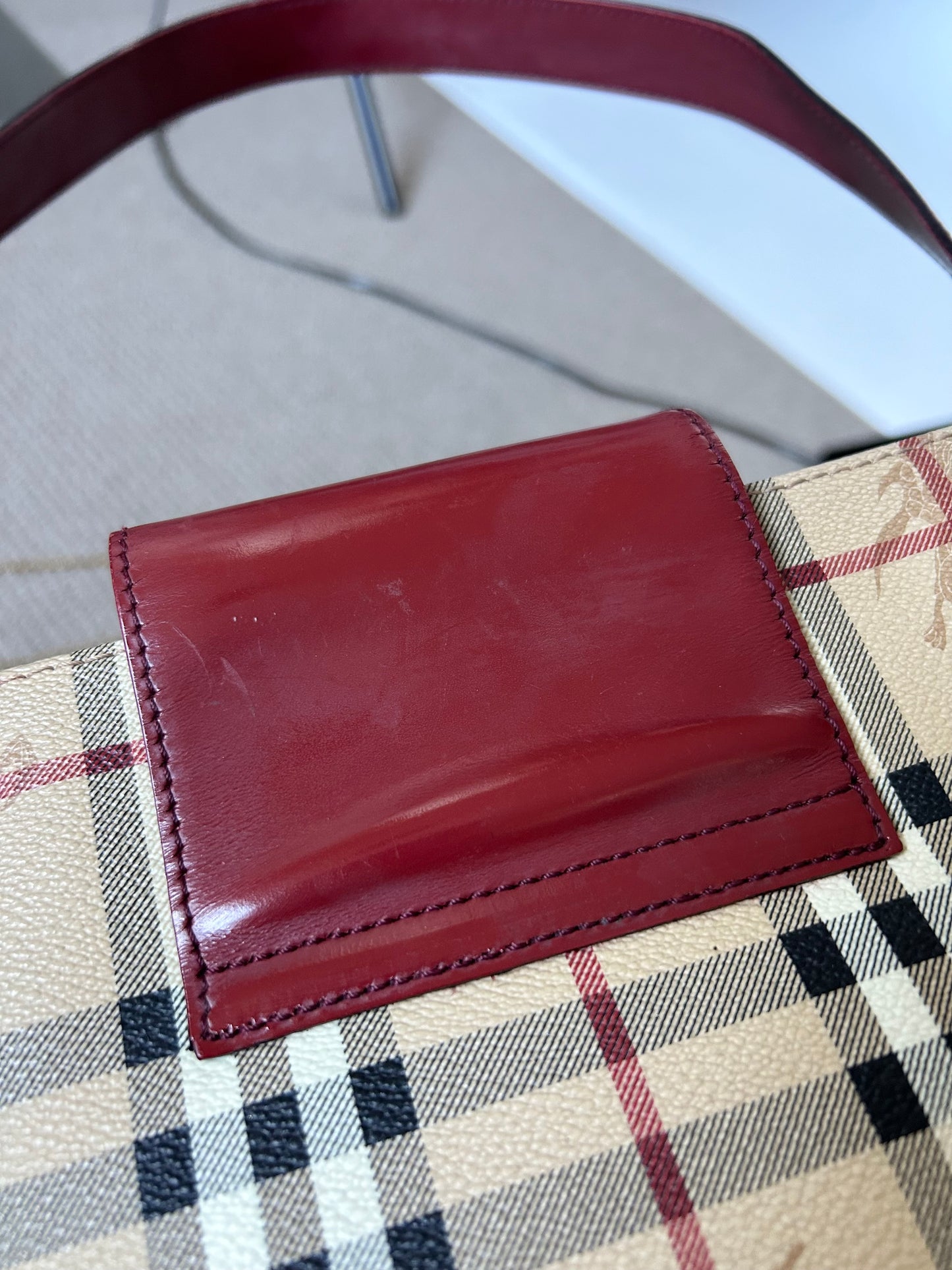 Burberry Haymarket Shoulder Bag 2003