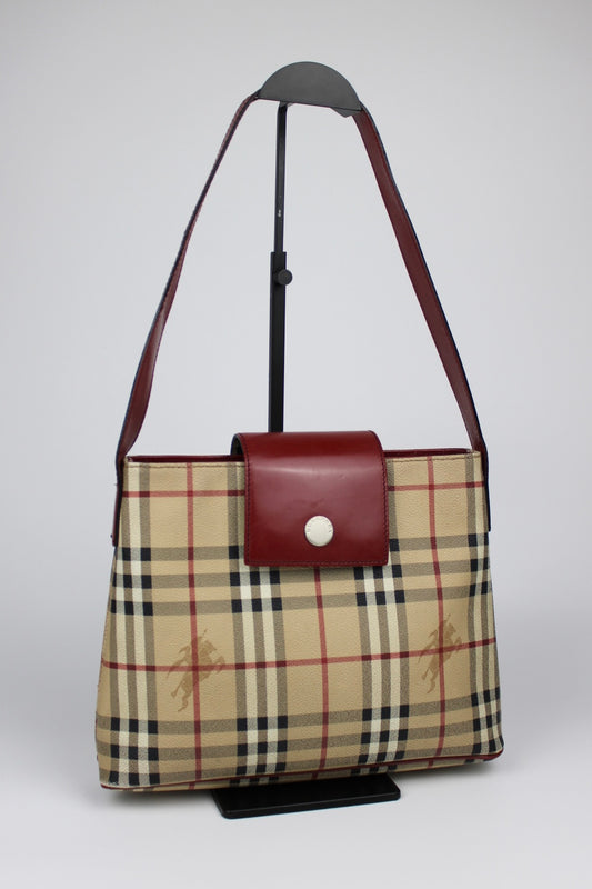 Burberry Haymarket Shoulder Bag 2003