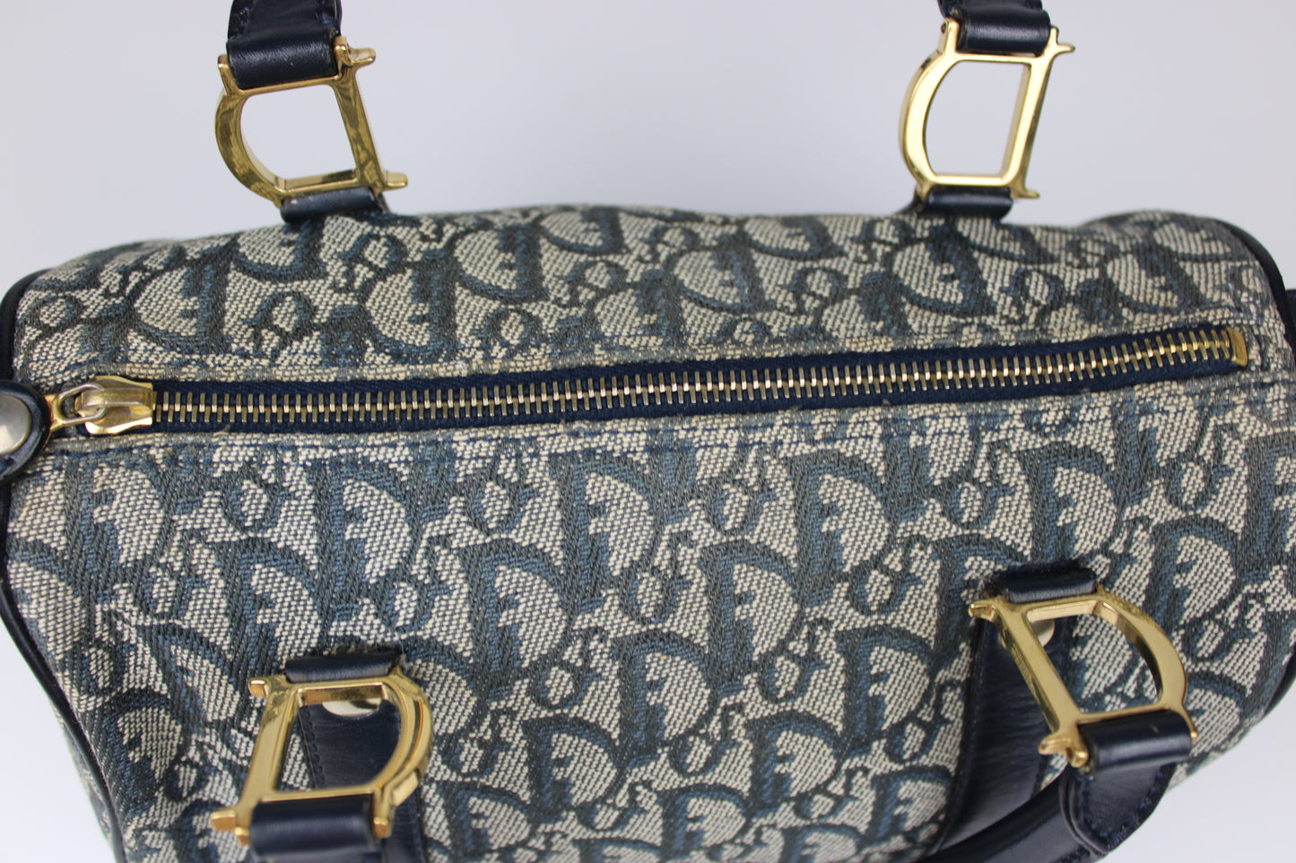 Dior Monogram Trotter Boston Bag 2002