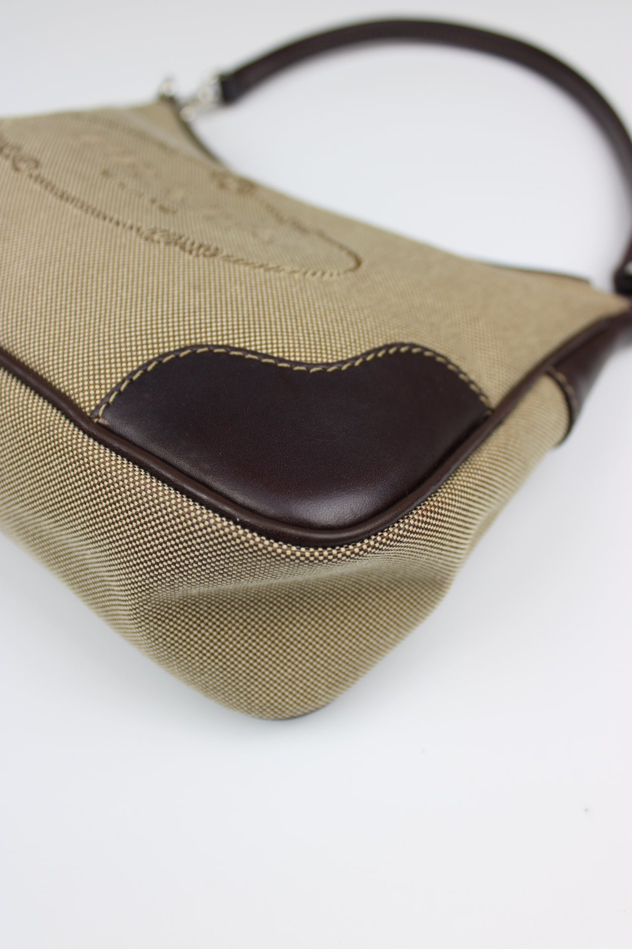 Prada Canvas Mini Hobo Bag