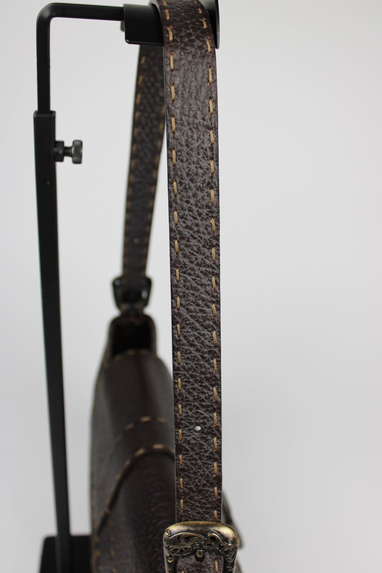 Fendi Zucca Tobacco Stondata Shoulder Bag 2007 (With Receipt)