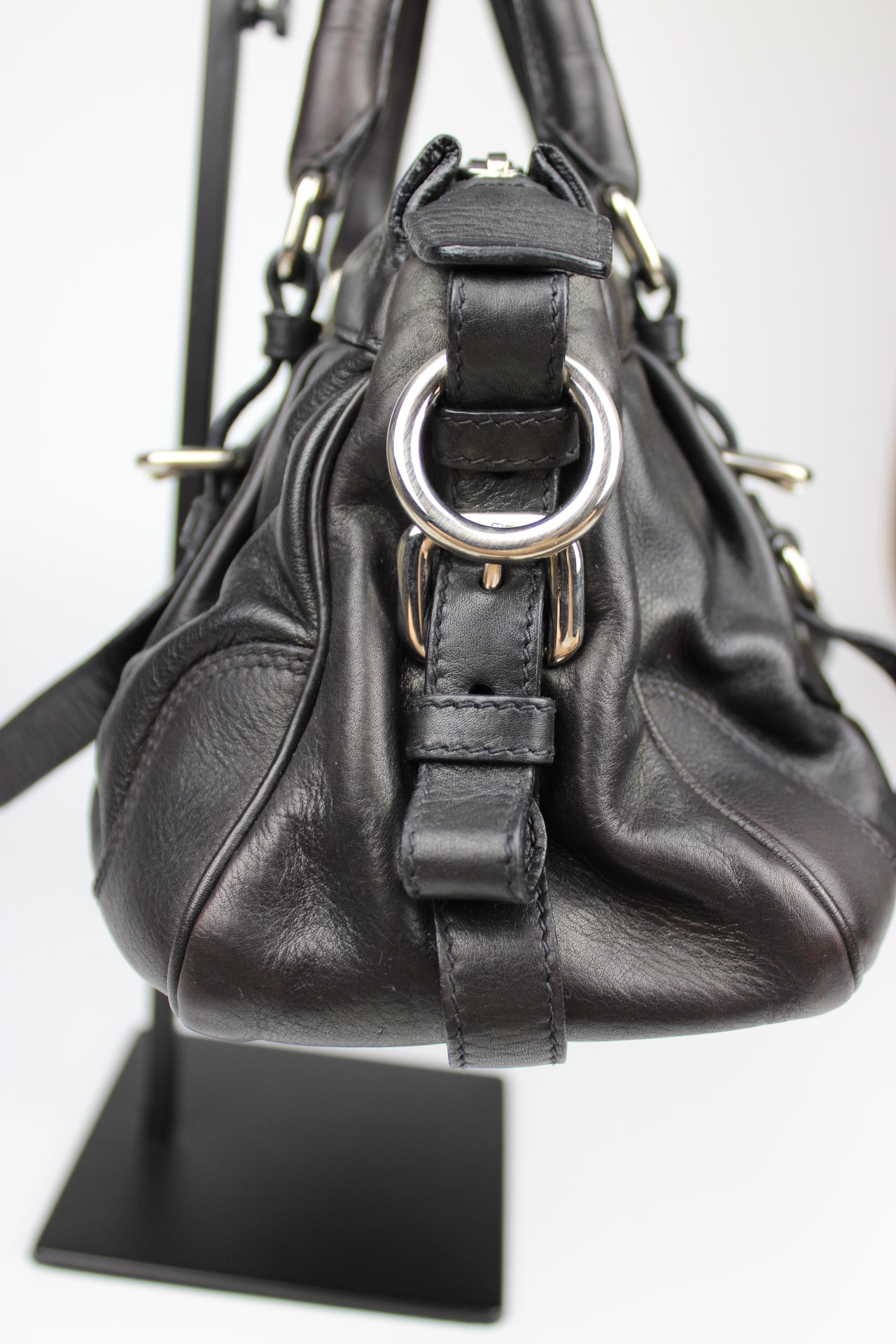 Prada Glacé Calf Leather 2-Way Bag