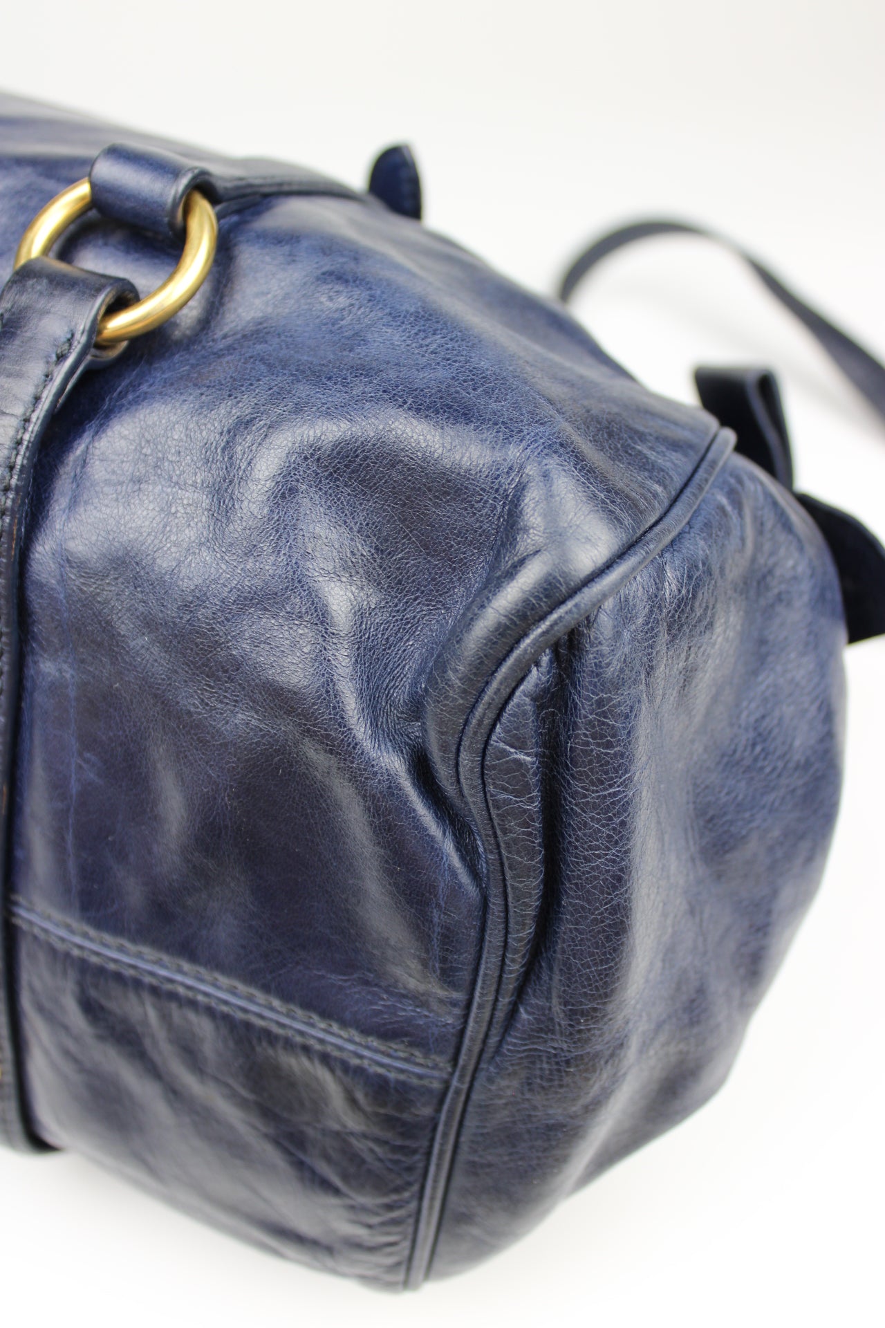 Miu Miu Navy Bow 2-Way Bag
