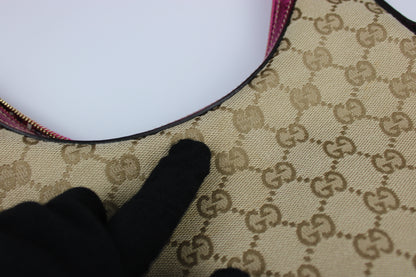 Gucci Monogram Britt Hobo Bag