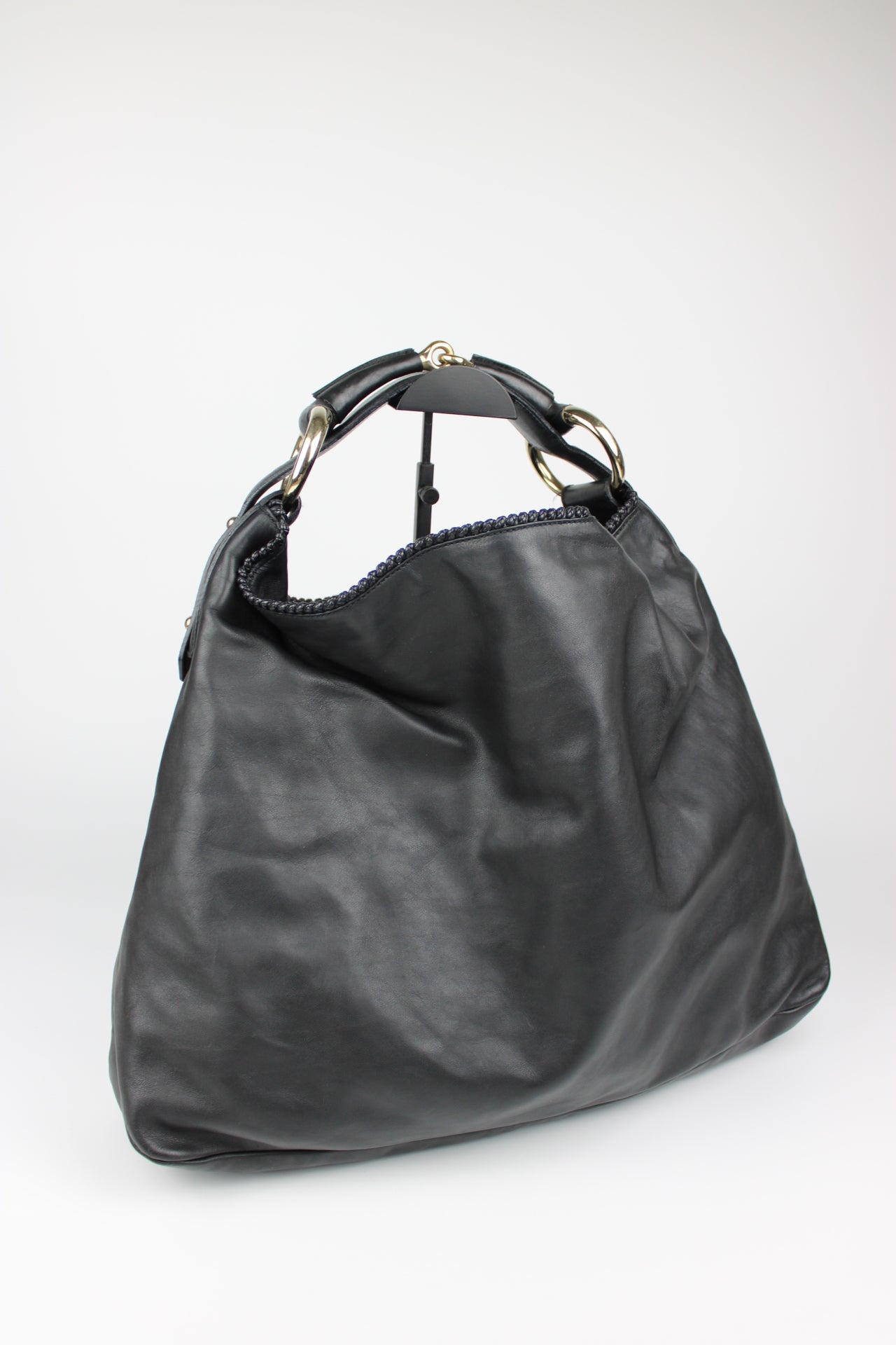 Gucci Horsebit Giant Hobo Leather Bag