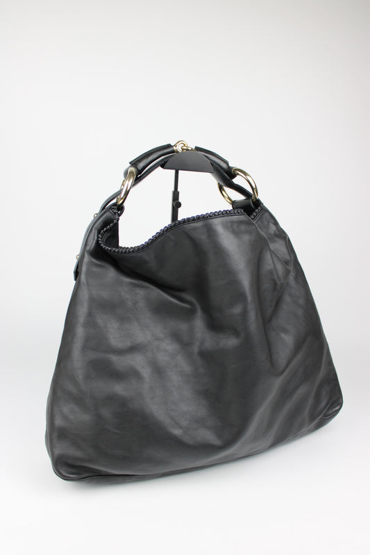 Gucci Horsebit Giant Hobo Leather Bag