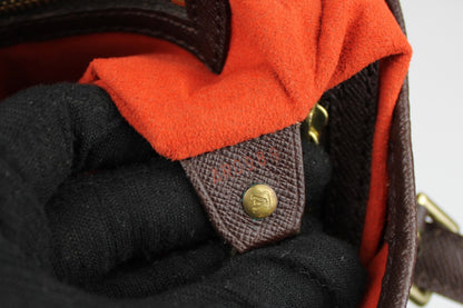 Pre-owned Louis Vuitton Damier Ebene Bucket Bag 1998