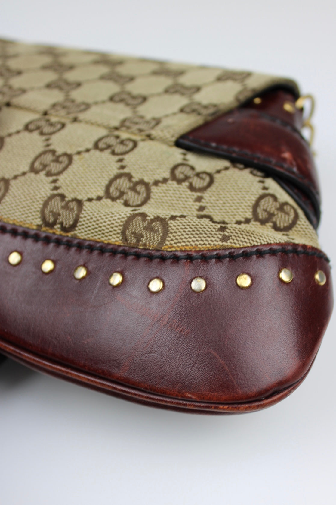 Gucci Tom Ford Monogram Horsebit Bag 2003