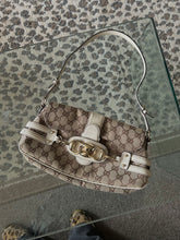 Load image into Gallery viewer, Gucci Monogram Horsebit Shoulder Bag
