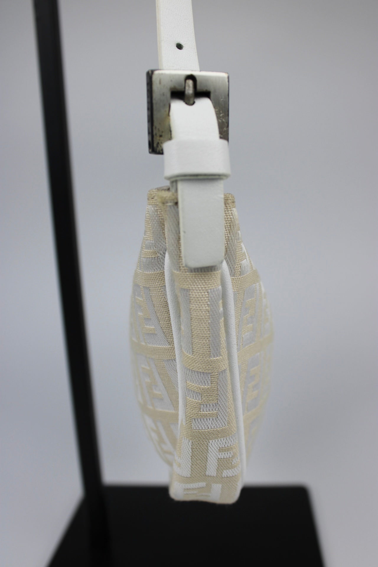 Fendi Zucchino Half Moon Pochette Bag