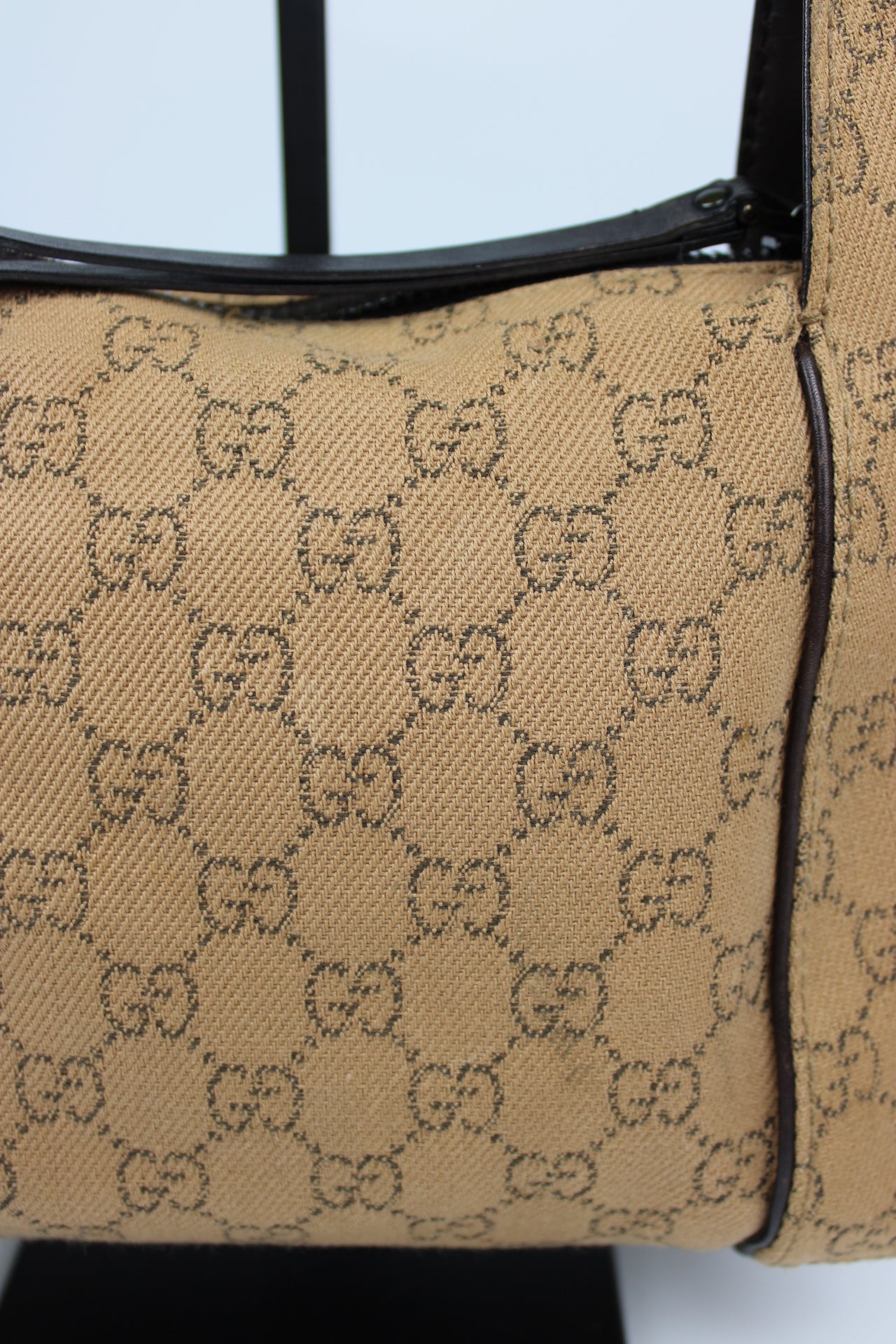 Gucci Monogram Denim Shoulder Bag