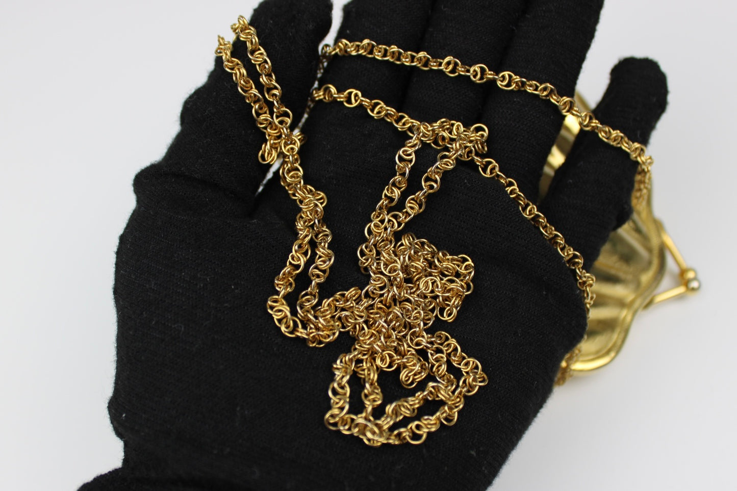 Gucci Monogram Shell Cross Body Micro Bag 1980s