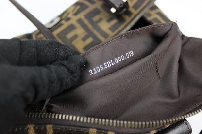 Fendi Zucca Box Baguette Bag
