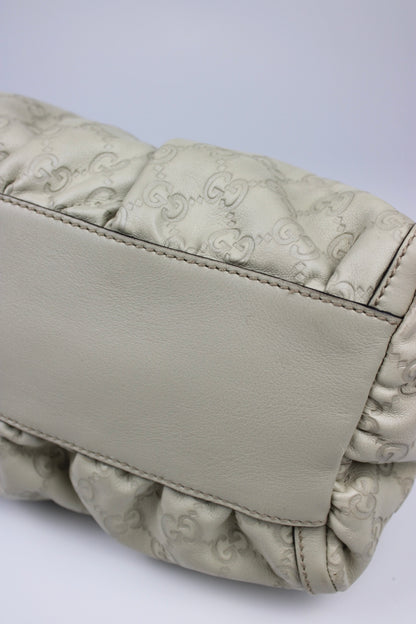 Gucci Monogram Abbey Leather Bag