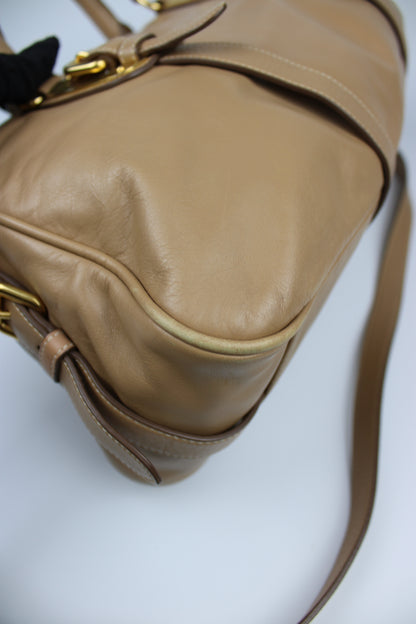 Prada Cuoio Soft Calfskin 2-Way Bag