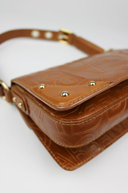 Dolce & Gabbana Leather Baguette Shoulder Bag