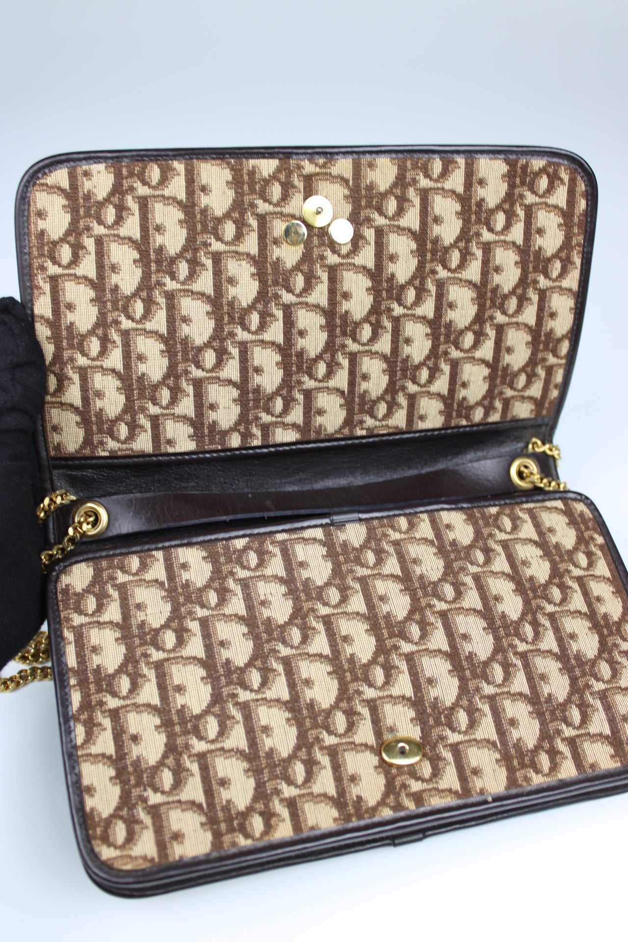 Dior Monogram Shoulder Bag 1980s