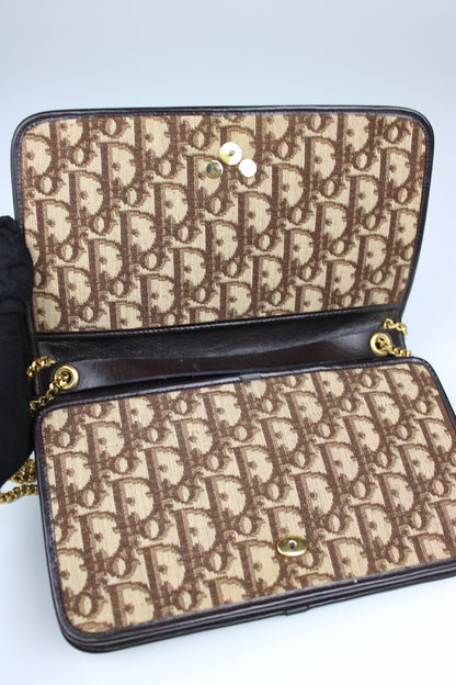 Dior Monogram Shoulder Bag 1980s