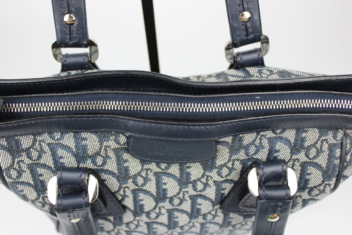 Pre-owned Dior Monogram Trotter Mini Tote Bag 2005