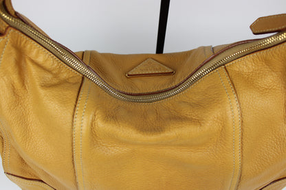 Prada Cervo Leather Hobo Bag