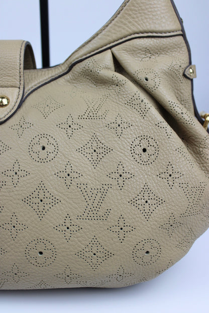 Louis Vuitton Leather Mahina Biscuit Monogram 2-Way Bag 2009