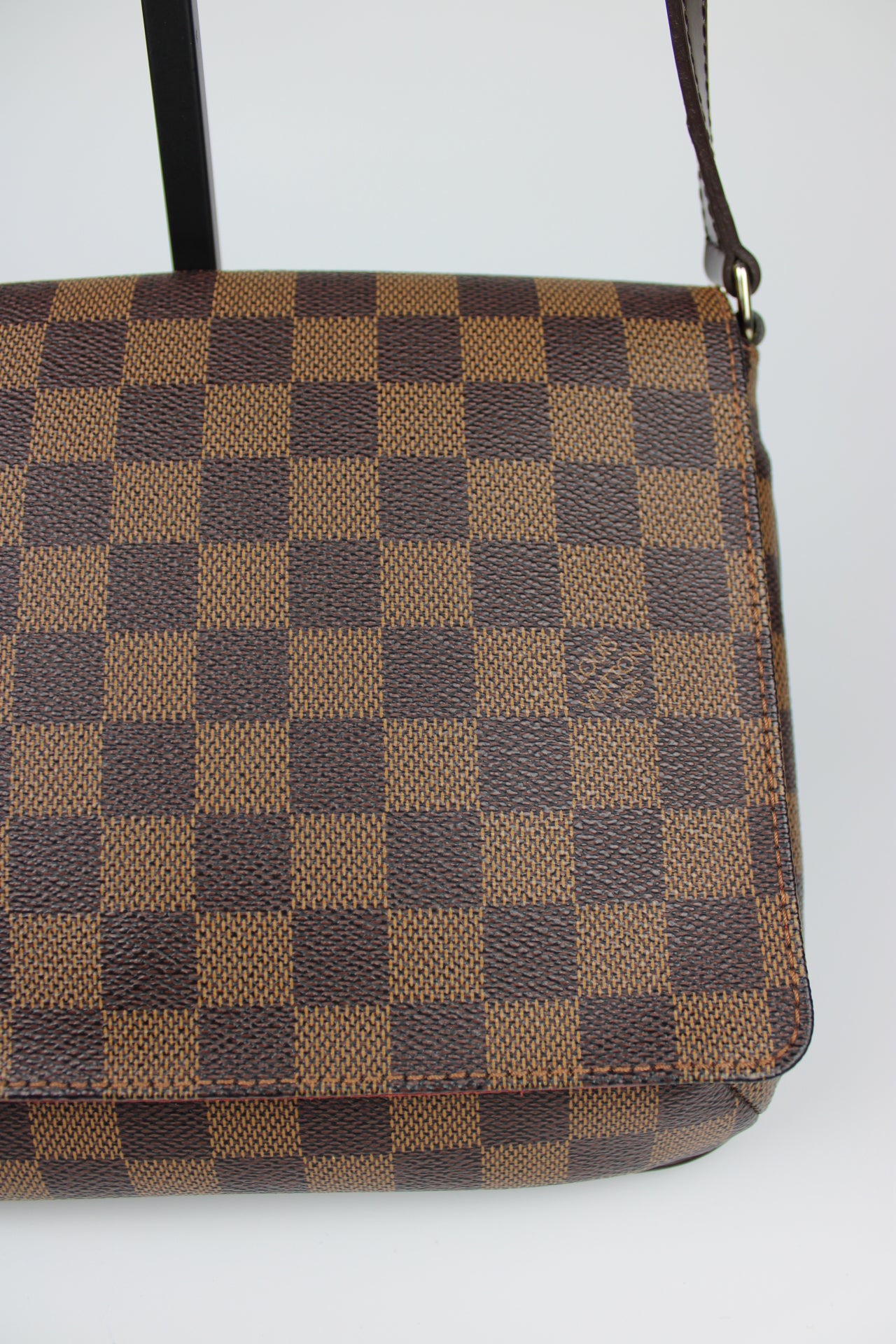 Louis Vuitton Damier Ebene Musette Cross Body Bag 2006