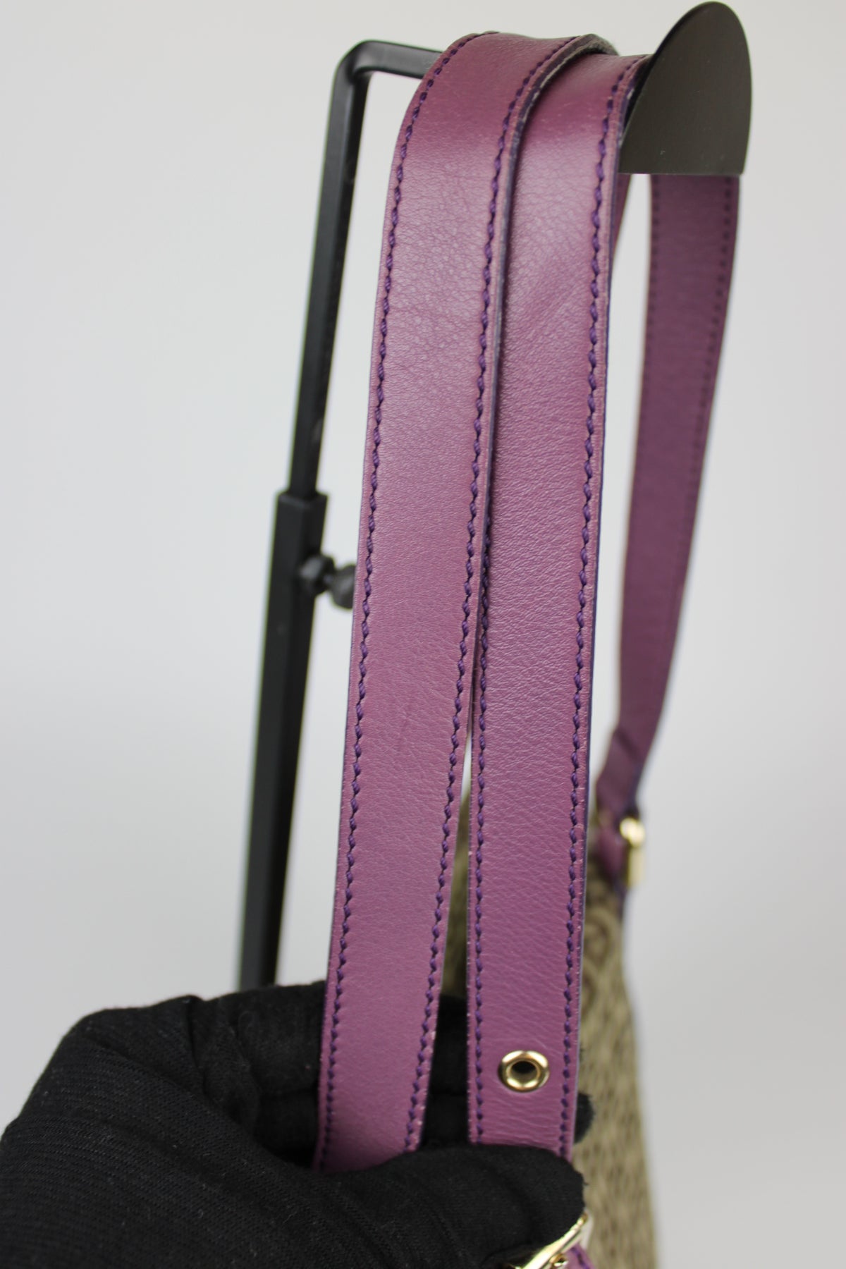 Pre-owned Fendi Zucchino Charm Tote Bag
