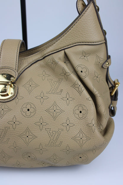 Louis Vuitton Leather Mahina Biscuit Monogram 2-Way Bag 2009