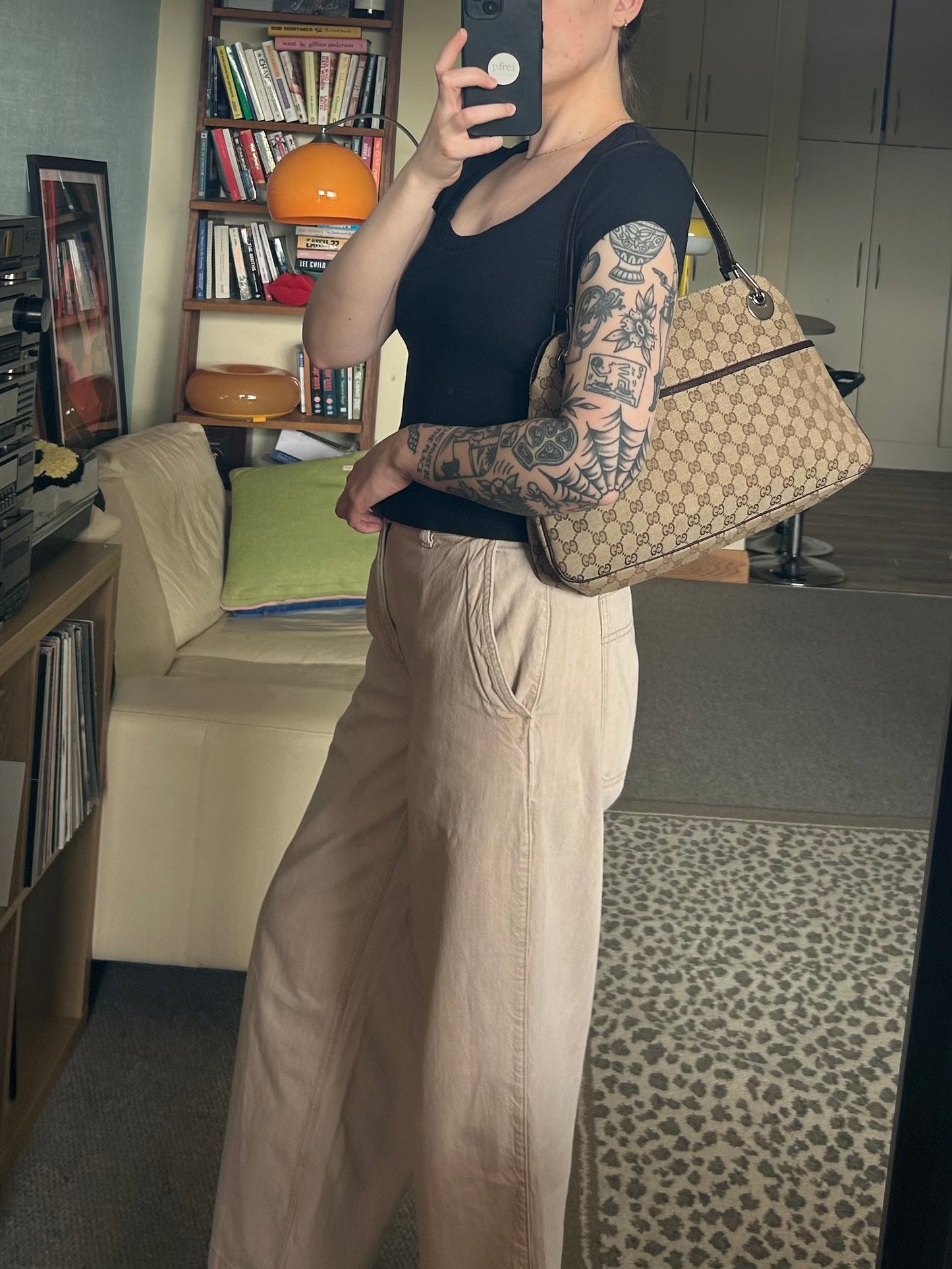 Gucci Monogram Eclipse Tote Bag