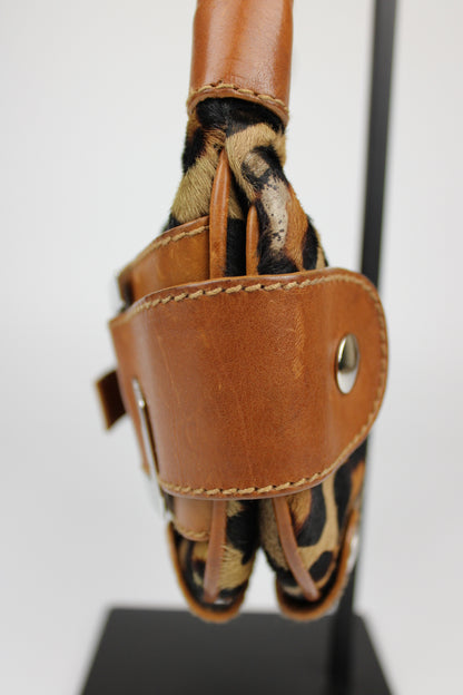 Dolce & Gabbana Pony Hair Leopard Print Bag