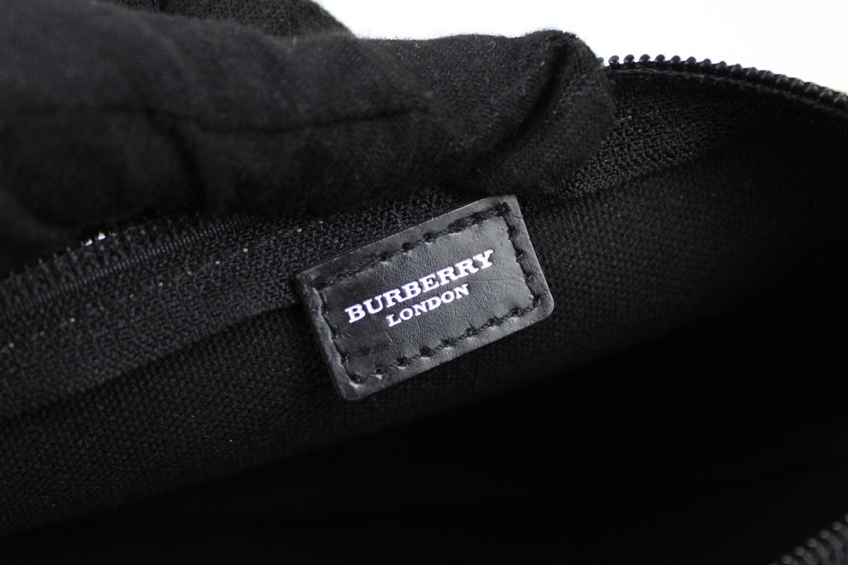 Pre-owned Burberry Nova Check Pochette Bag 2002
