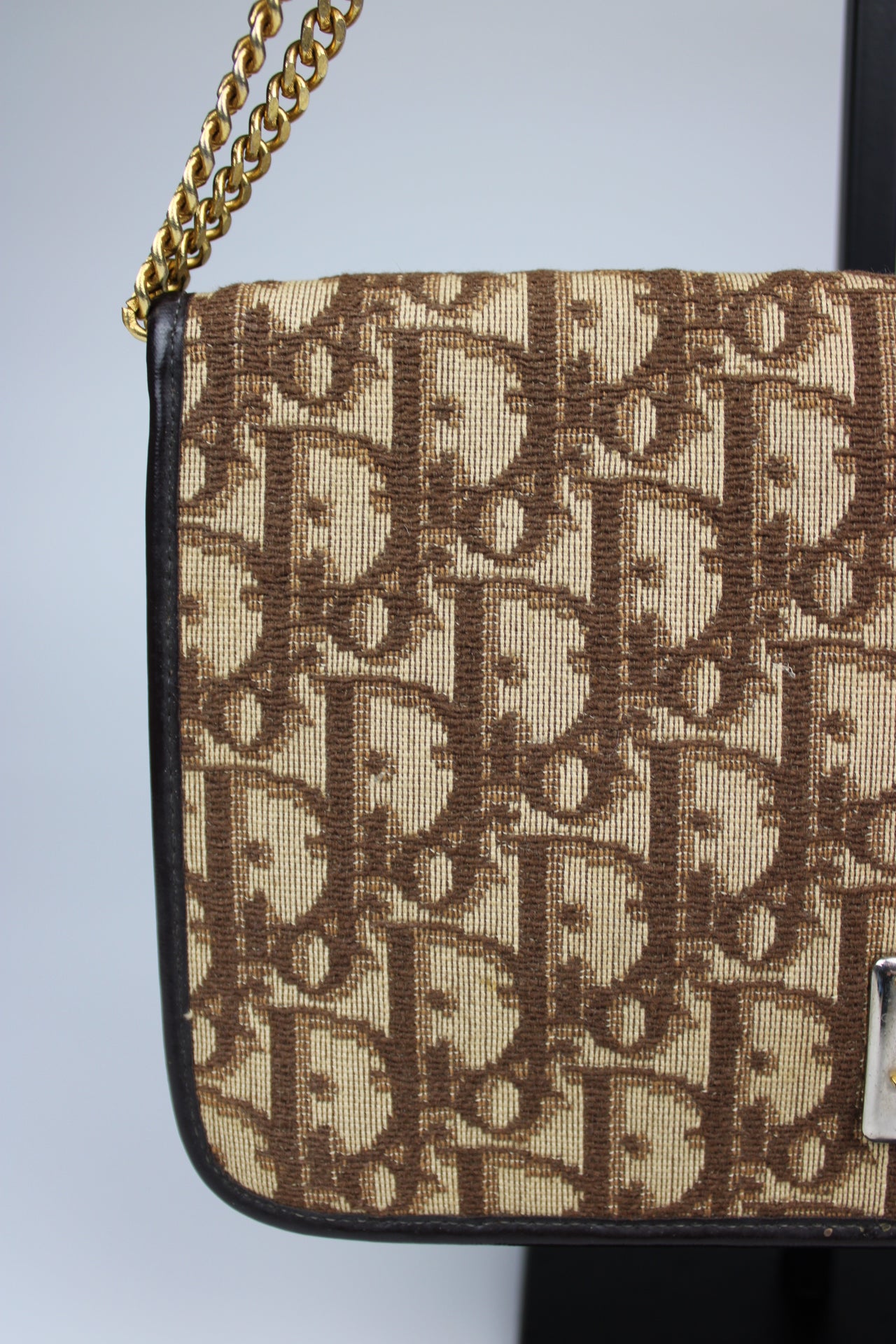 Dior Monogram Shoulder Bag 1980s