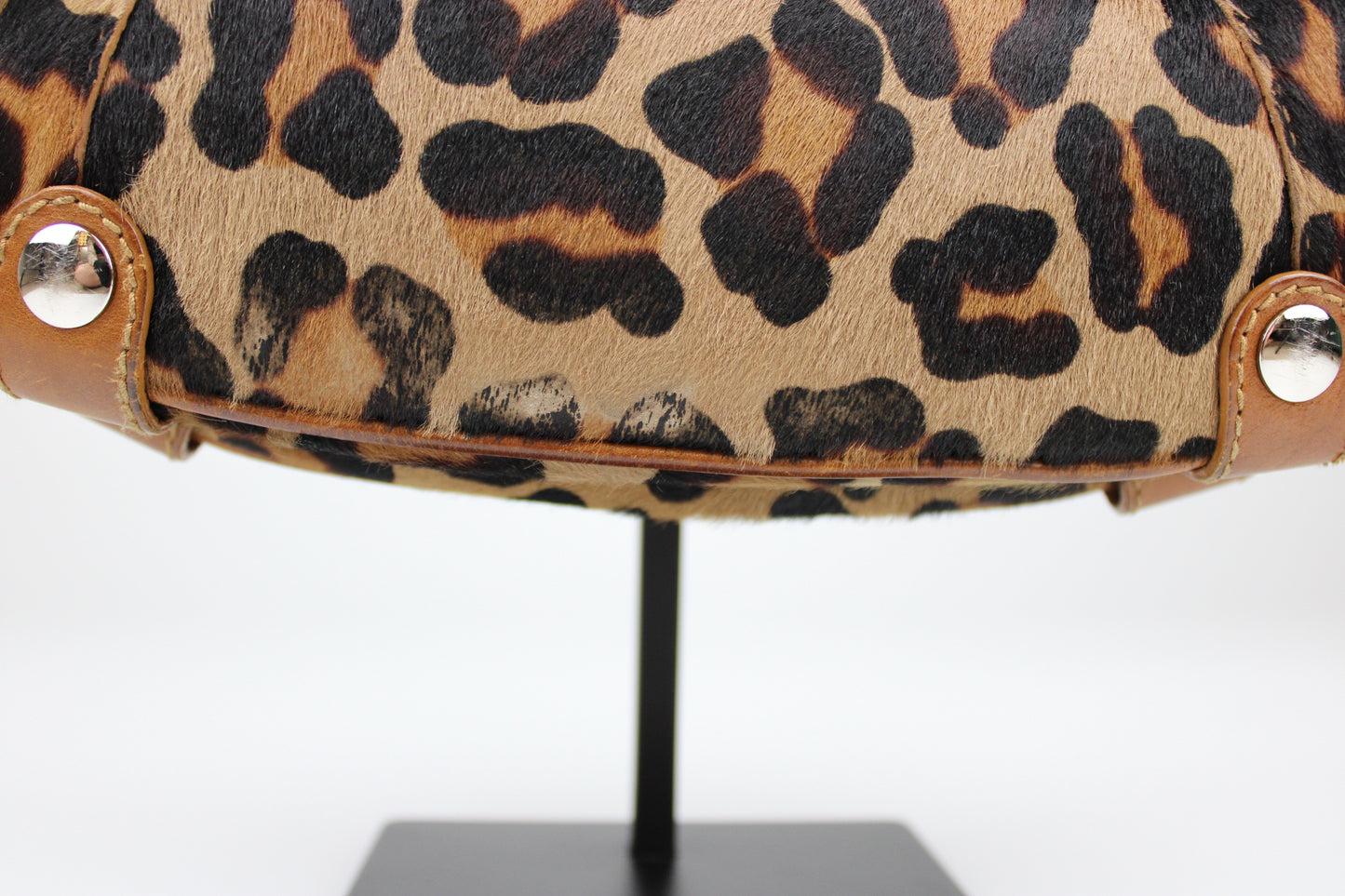 Dolce & Gabbana Pony Hair Leopard Print Bag