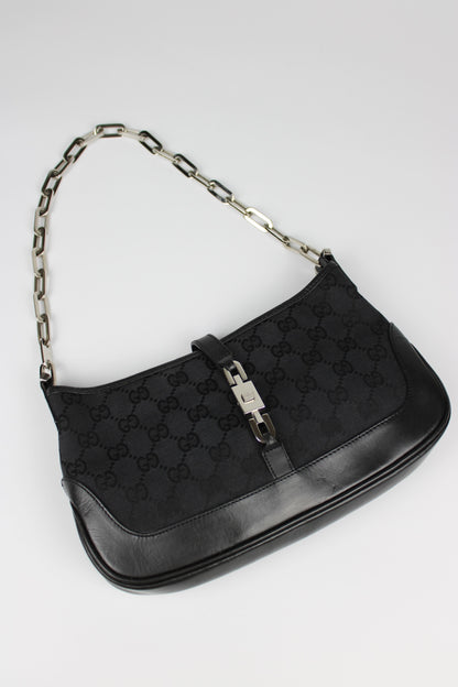 Gucci Monogram Chain Strap Mini Jackie Bag (Restored)