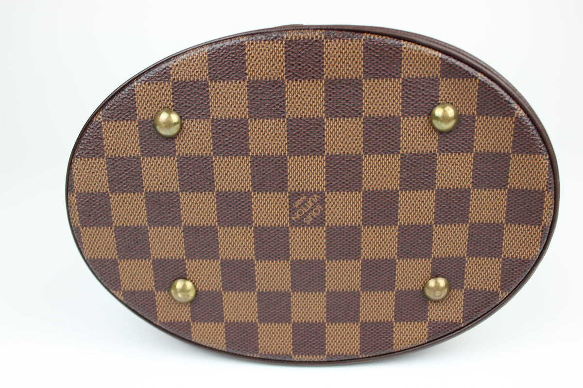 Pre-owned Louis Vuitton Damier Ebene Bucket Bag 1998