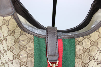 Gucci Monogram Hobo Jackie Bag