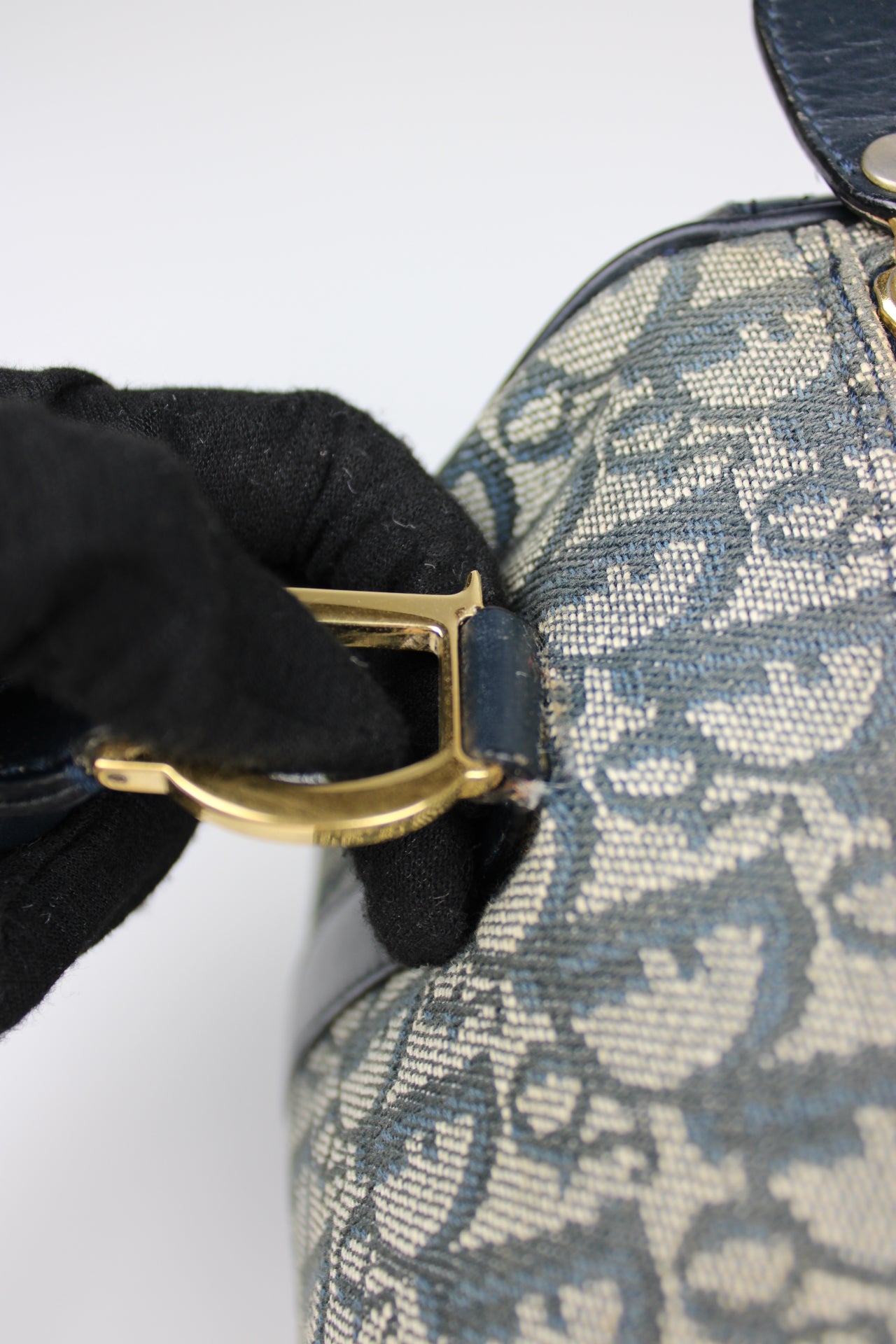 Dior Monogram Trotter Boston Bag 2002