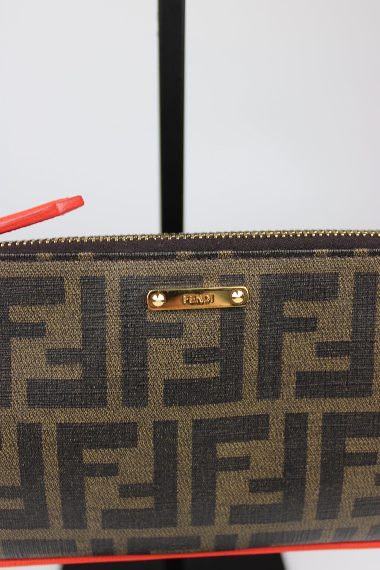 Fendi Zucca Chain Pochette Bag