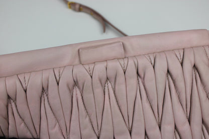 Miu Miu Matelasse Nappa Leather Frame Cross Body Bag
