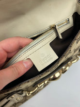 Load image into Gallery viewer, Gucci Monogram Horsebit Shoulder Bag
