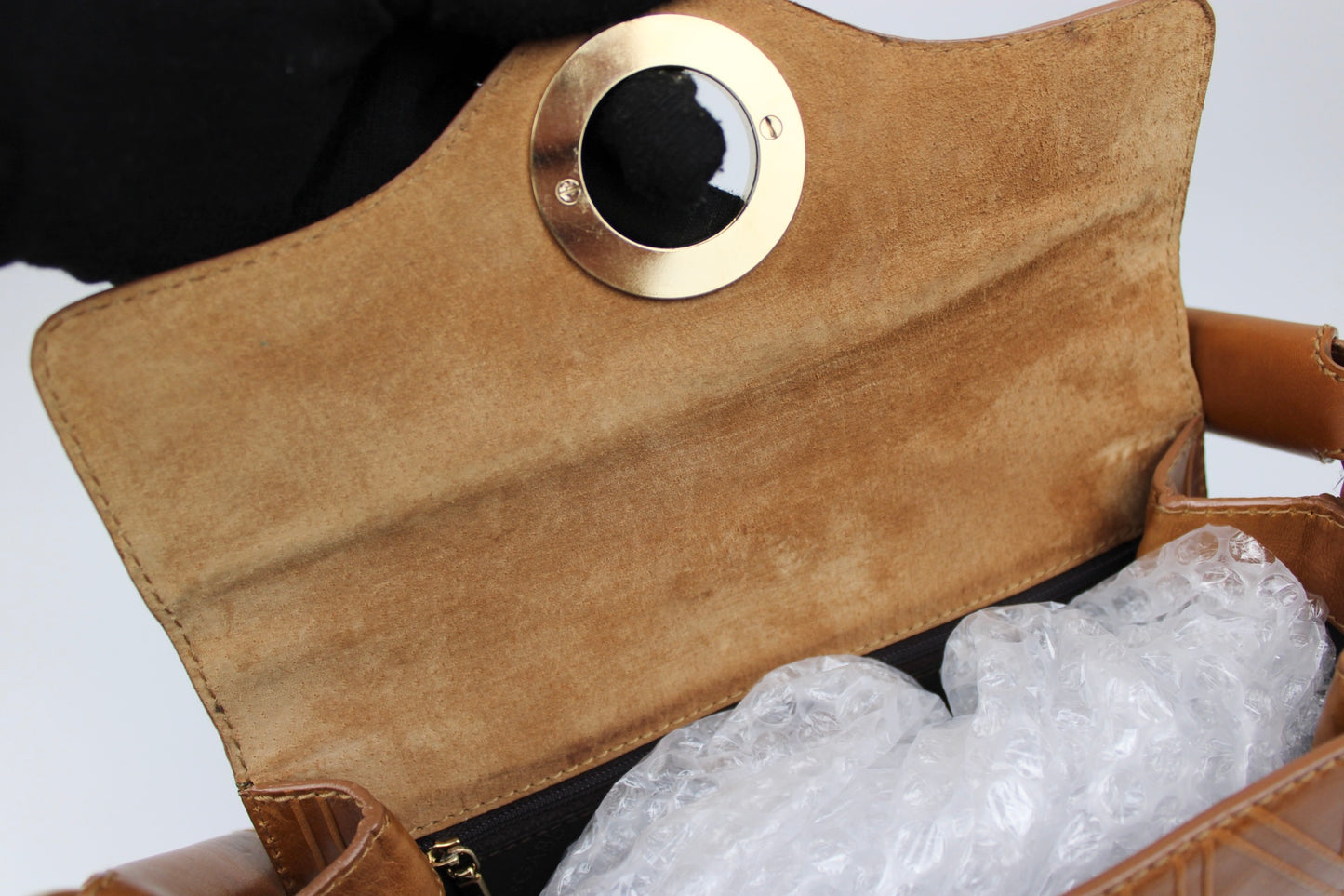 Dolce & Gabbana Leather Baguette Shoulder Bag