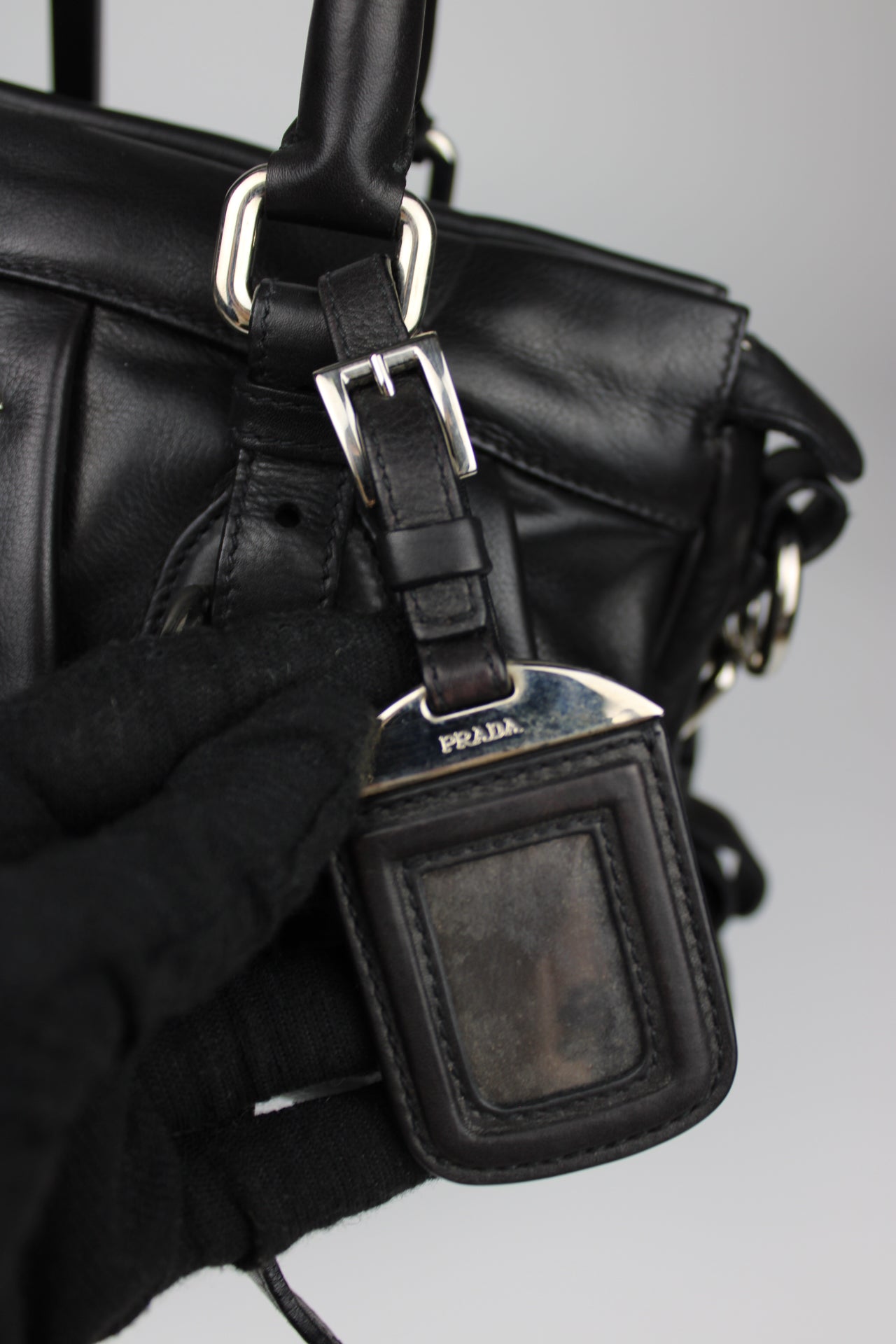 Prada Glacé Calf Leather 2-Way Bag
