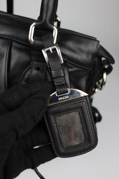 Prada Glacé Calf Leather 2-Way Bag