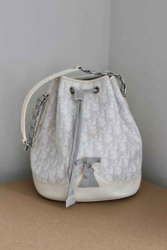 Dior Monogram Romantique Mini Bucket Bag 2007